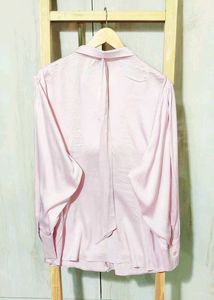 Levender Colour Satin Shirt Size-44-46