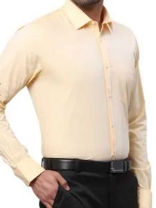 Stitched yellow Men&#39;s Casual Shirt Untouched