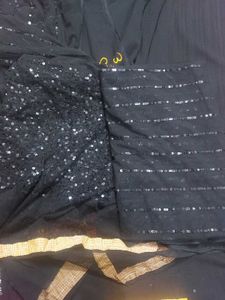 net sequence work embroidery kurti fibric