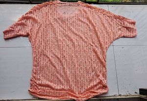 Peach Top with Inner (Size XL)