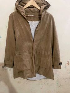 Brown Hooded Jacket