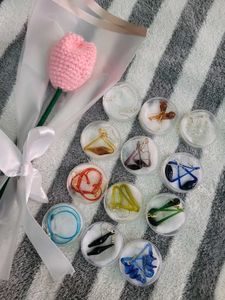 Unique Handmade Colorful Glass Earrings