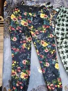 Floral Print Joggers (combo of 2)