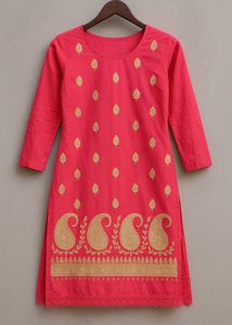pink kurti