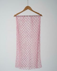 Pink Net Dupatta
