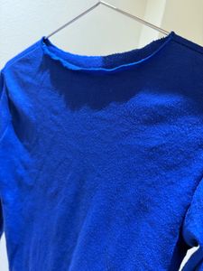Blue Long Sleeve Top
