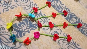 totally new Floral Crochet Flower Hair Accessory a