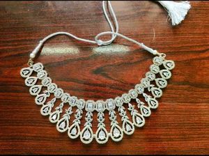 American Diamond Elegant Stone Necklace
