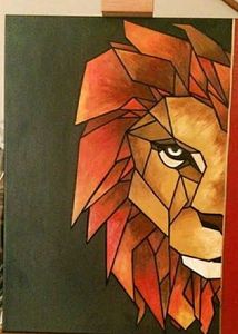 Lion Painting