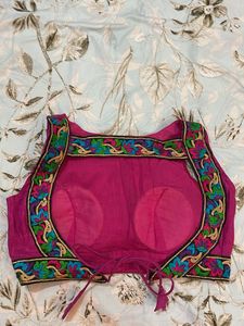 Pink Embroidered Blouse