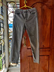 H&amp;M Vintage Straight Jeans High Waist