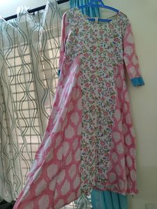 Pink Soft Cotton Kurti