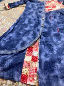 Pure Cotton Long Nice Jeans FrockFrock