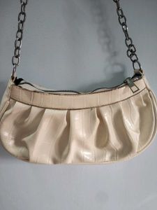 Off White Shoulder Bag
