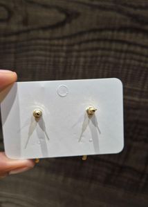 Black Flower And Bow Earrings