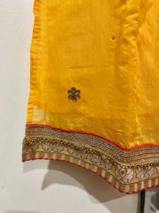 Yellow Embroidered Kurta