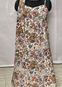 Mini Floral White Dress Perfect For Vacations