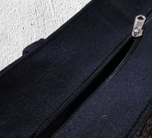 Beautiful Black Canvas Bag with Tree Graphic