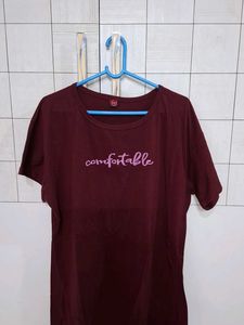 Comfortable Maroon T-shirt