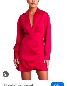 Hot Pink Mini Dress