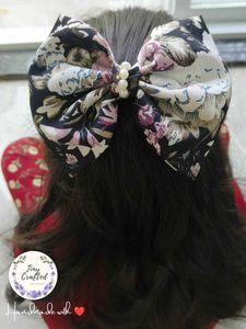 French Barette Bow Clips