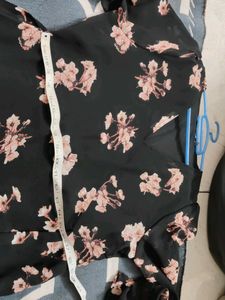 Floral Print Wrap Dress