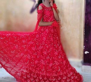 Elegant Red Gown