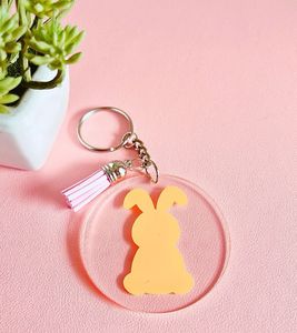Customized Bunny Keychain