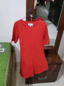 Orange Casual Top
