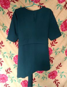 Zara Dark Green Top