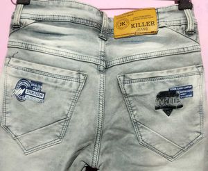 Light Wash Denim Jeans