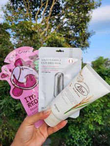 Skinfood+Tonymoly+O3 Facesheet Mask