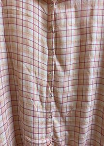 Women Casual Pink Shirt (XL)