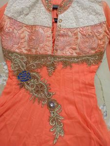 Heavy Stone Work Anarkali