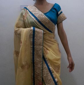 Embroidery Saree🌹