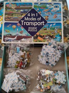 4in 1 Transport Modes Jigsaw Puzzle(No Return)