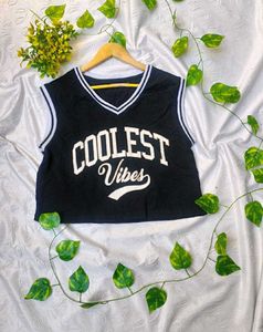 Coolest Vibes Graphic Vest Top
