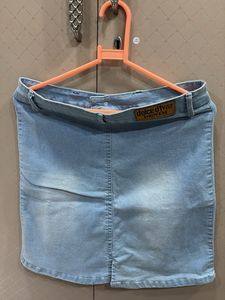 Denim Mini Skirt