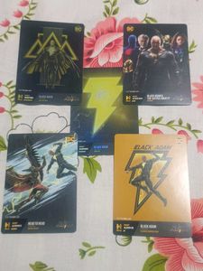Limited Edition Black Adam DC Hybrid Trading Cards