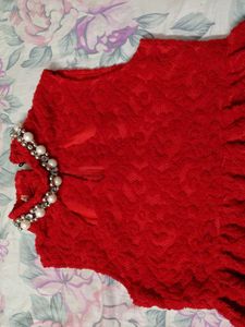 Red Flared One Piece ❤️