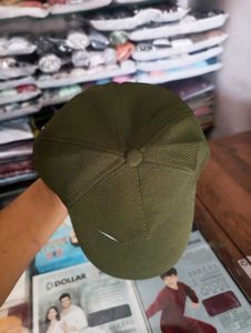 Olive Green, Buckle Strap, BOY Cap (Adjustable)