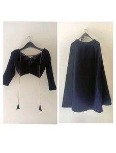 Velvet Lehenga Choli