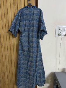 Chevron Print V-Neck Kaftan (buy1 G1)