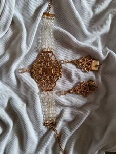 Elegant Beaded Choker💍🐚🪞