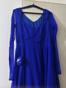 Elegant Blue Kurta Set Never Wore With Dupatta
