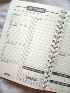 Floral Daily Planner
