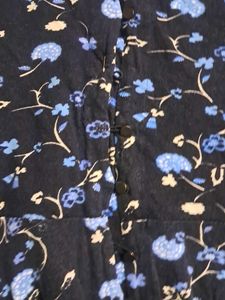 Floral Print Peplum Top