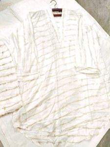 White Embroidered Kurta Set