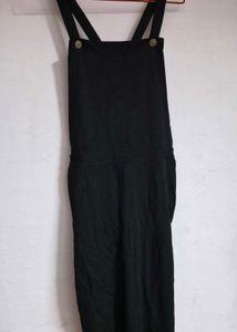 Black Dungaree Jumper Skirt