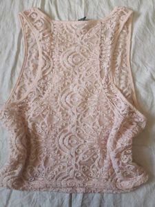 Forever 21 Embroidered Crop Top